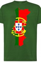 Portugalia Męski Modny T-Shirt Flaga Rozm.XL
