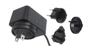 Pos(b) 24v/0.5a/12w czarny, adapter horyzontalny, wtyk ac: eu/us/uk/au. Wtyk dc:2.1/5.5(+) - POS POWER