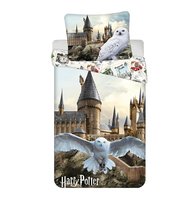 Pościel 140x200 Harry Potter Hedwiga kolorowa poszewka 70x90