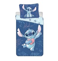 Pościel 140x200 Lilo and Stitch Aloha chabrowa poszewka 70x90