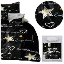 Pościel 160x200 3 części Poszewki 70x80 Melita Satyna Bawełniana