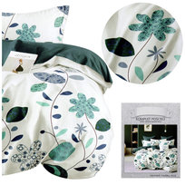 Pościel 160x200 3 części Poszewki 70x80 Melita Satyna Bawełniana