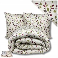 Pościel 160x200 Bawełniana KOMPLET Pościeli DELIKATNY CIEPŁY WZÓR Polska