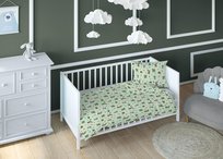 Pościel 160x200 biedronki zielona dziecięca zapinana na suwak KARO Kraina Snów