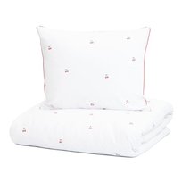 POŚCIEL B2 CHERRINE ESSENTIALS bawełniana w wiśnie 160x200 HOMLA