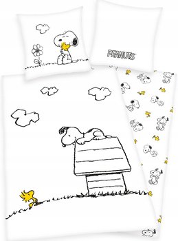 Pościel bawełniana 140x200 Fistaszki The Peanuts Snoopy Pies Snupi Woodstock Komiks - Herding