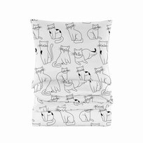 Pościel Bawełniana 160X200  Mruczek