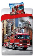 Pościel bawełniana 160x200 + poszewka Wóz Strażacki - Faro
