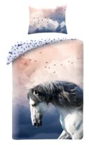 Pościel bawełniana Animals Konie 140x200 cm Halantex