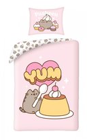 Pościel bawełniana kot kotek Pusheen łakocie r. 140x200 kot Halantex