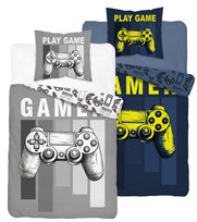 Pościel  bawełniana świecąca w ciemności 140x200 Fluo pad gammer