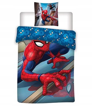 Pościel dziecięca, Spiderman marvel pająk, 140x200 cm - Nestle