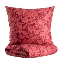 Pościel MARGOT z mikrofibry bordowa we wzór 140x200 + 1*70x80 cm HOMLA