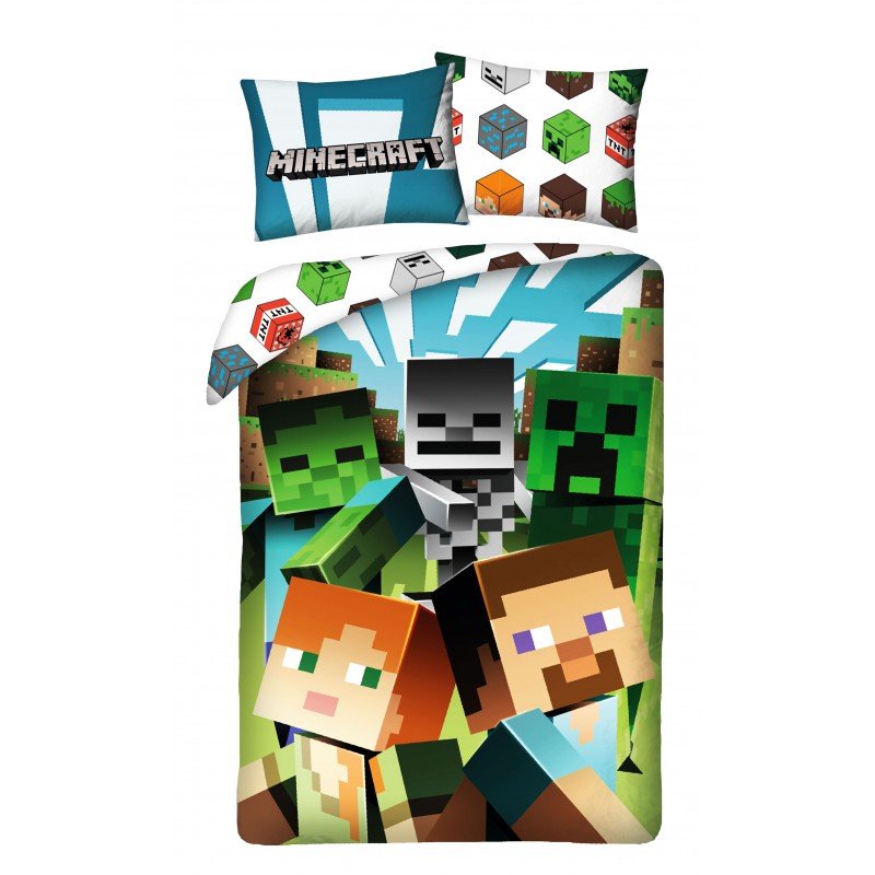 Pościel Minecraft 140x200 Ikony