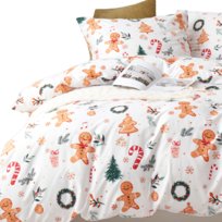 POŚCIEL ŚWIĄTECZNA ZIMOWA DZIECIĘCA 140x200cm + 1 POSZEWKA 100% MIKROFIBRA