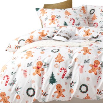 POŚCIEL ŚWIĄTECZNA ZIMOWA DZIECIĘCA 140x200cm + 1 POSZEWKA 100% MIKROFIBRA - Spod Igły i Nitki