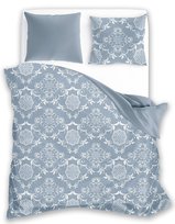 Pościel Z Satyny Bawełnianej, 160X200, Szara W Liście, Pep-48, 3-Częściowa