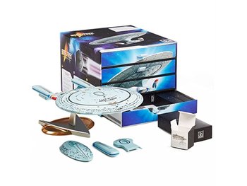 Postacie CC Countdown autorstwa Numskull 2023 Star Trek USS Enterprise Figurka kolekcjonerska - oficjalny gadżet Star Trek - Statua kalendarza adwentowego do zbudowania - CROSSROAD