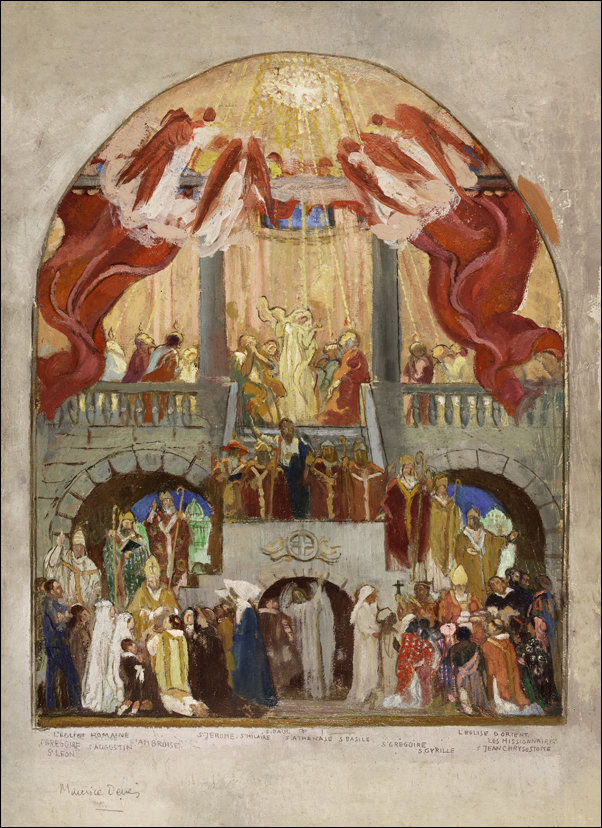 Maurice Denis' La Depêche De Toulouse 1892 Symbolism Art Masterpiece