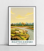 Poster Polytechnic, Roztoczański Park Narodowy - plakat - modern Poster Polytechnic
