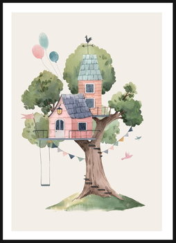 Poster Story, Plakat, Domek na Drzewie,  wymiary 70 x 100 cm - Poster Story
