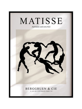 POSTERILLA.PL Plakat Matisse Papiers Découpés Berggruen & Cie rozmiar 30x40cm w ramie czarnej aluminiowej - POSTERILLA.PL