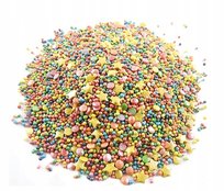 POSYPKA CUKROWA KOLOROWA KONFETTI NA TORT MIX 1kg