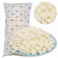 Posypka na tort bezy beziki białe cukrowe ozdoby dekoracje 500g 160szt