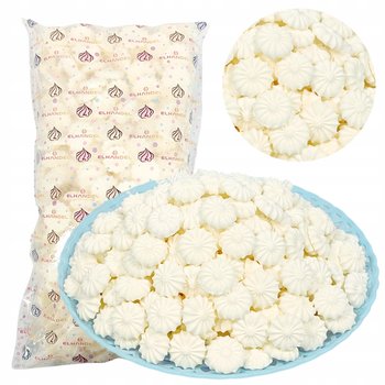 Posypka na tort bezy beziki białe cukrowe ozdoby dekoracje 500g 180szt - Elhandel