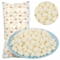 Posypka na tort bezy beziki cukrowe białe ozdoby dekoracje 500g 285szt