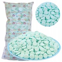 Posypka na tort bezy beziki cukrowe niebieskie ozdoby dekoracje 500g 285szt