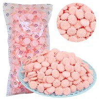 Posypka na tort bezy beziki różowe cukrowe ozdoby dekoracje urodzinowe 500g