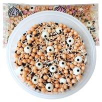 Posypka na tort oczy perełki dekoracje halloween na babeczki ozdoby 50g
