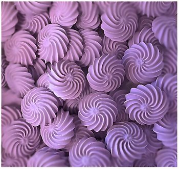 Posypka Ozdoby Na Tort Beziki Bezy Fioletowy Dekoracje Urodziny 60 Szt - Elhandel