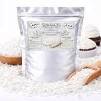 Posypka Waflowa Biała - dekoracja tortu ciast babeczek lekka posypka 50g