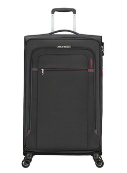 Poszerzana walizka duża American Tourister Crosstrack - grey/red - American Tourister