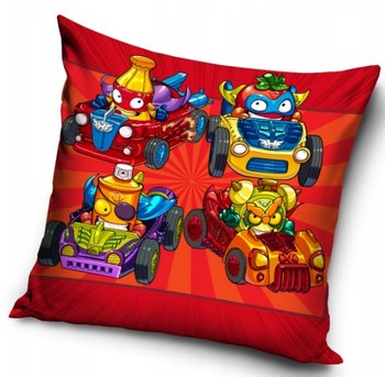 Poszewka CARBOTEX Super Zings, czerwona, 40x40 cm - Carbotex