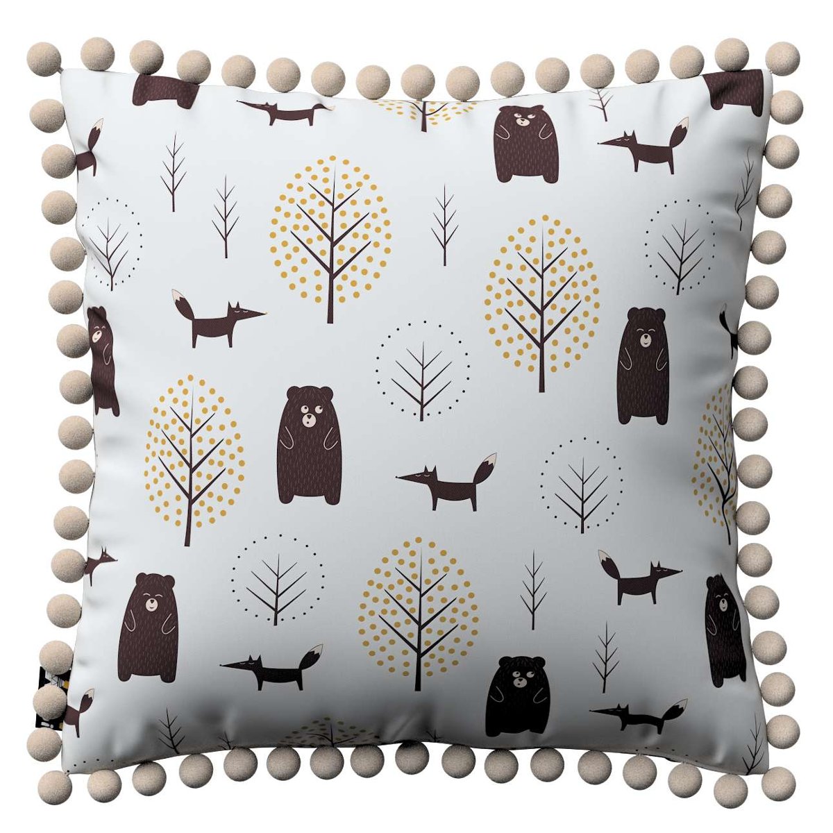 Poszewka Daisy, 45 × 45 Cm, Magic Collection Yellow Tipi Sklep