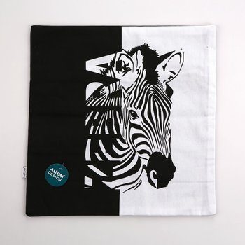 Poszewka dekoracyjna ALTOMDESIGN Dzikie Zwierzęta Dek. Zebra, 40x40 cm - Altom