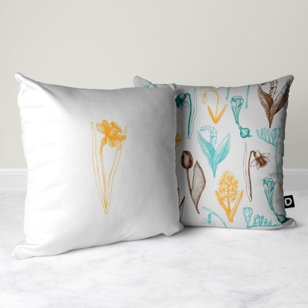 Poszewka dekoracyjna SPRING wzór SP05 | pierwsze wiosenne kwiaty ...