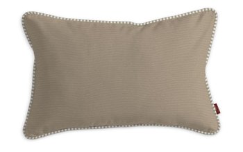 Poszewka Gabi na poduszkę prostokątna Quadro, beżowa, 60x40 cm - Dekoria