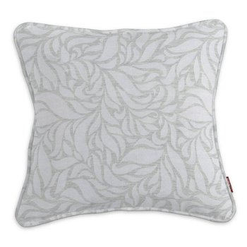 Poszewka Gabi na poduszkę wzór liści Venice, szara, 45x45 cm - Dekoria