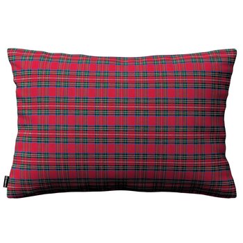 Poszewka Kinga na poduszkę prostokątną, czerwona kratka, 60 × 40 cm, Bristol - Dekoria