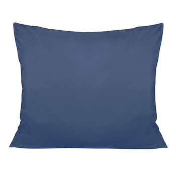 Poszewka na poduszkę 50x60 cm ciemno niebieska (chaber), satynowa, 100% bawełniana, Darymex - Darymex