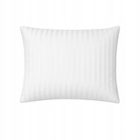 Poszewka na poduszke 50x70 Tivoli Adamaszek hotelowa biała