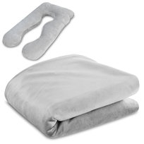 Poszewka na poduszkę ciążowa do spania U Shape 135 cm – Poduszka dla ciężarnych i do karmienia, długie podparcie dla całego ciała, ergonomiczna poduszka dla dorosłych