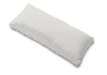 Poszewka na poduszkę Karlstad DEKORIA Etna, biała, 67x30 cm - Dekoria