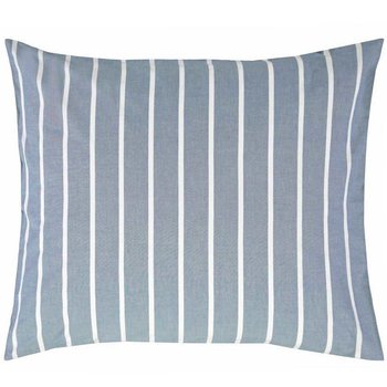 Poszewka ozdobna na poduszkę z bawełny w kolorze niebieskim w pasy, poszewka dekoracyjna, pościel ozdobna, Esprit, 60 x 70 cm - Esprit