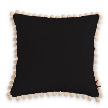 Poszewka Wera na poduszkę Cotton Panama, czarna, 45x45 cm - Dekoria