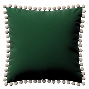 Poszewka Wera na poduszkę Velvet, butelkowa zieleń, 45x45 cm - Dekoria